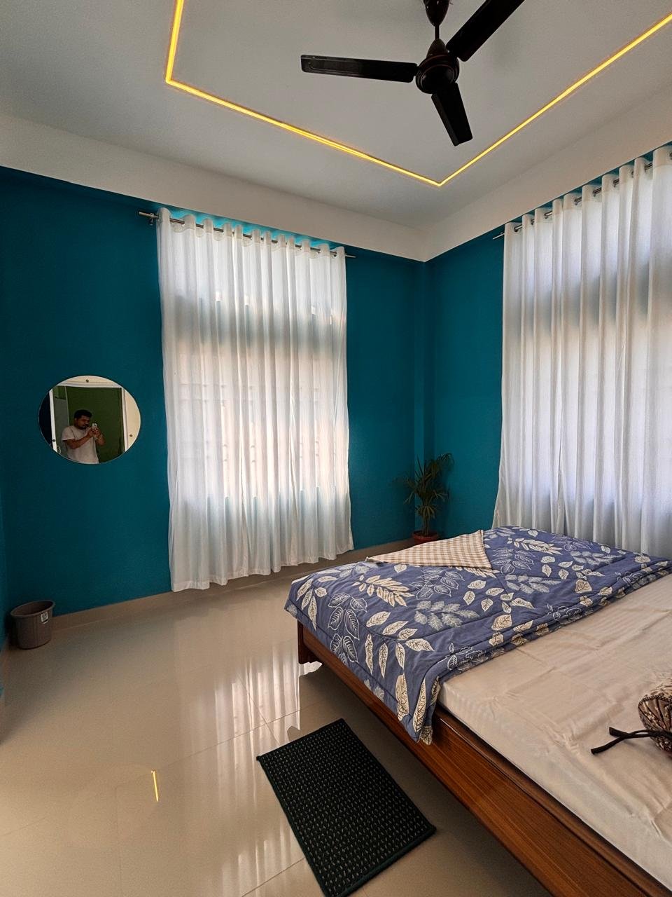 The White House Homestay Dibrugarh room interior