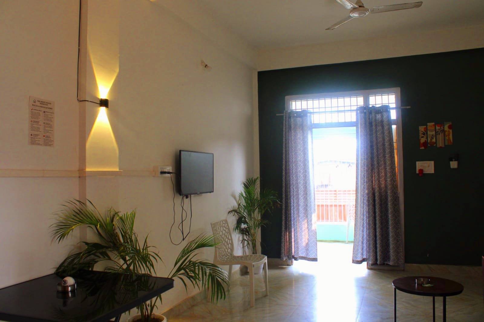 The White House Homestay Dibrugarh room interior